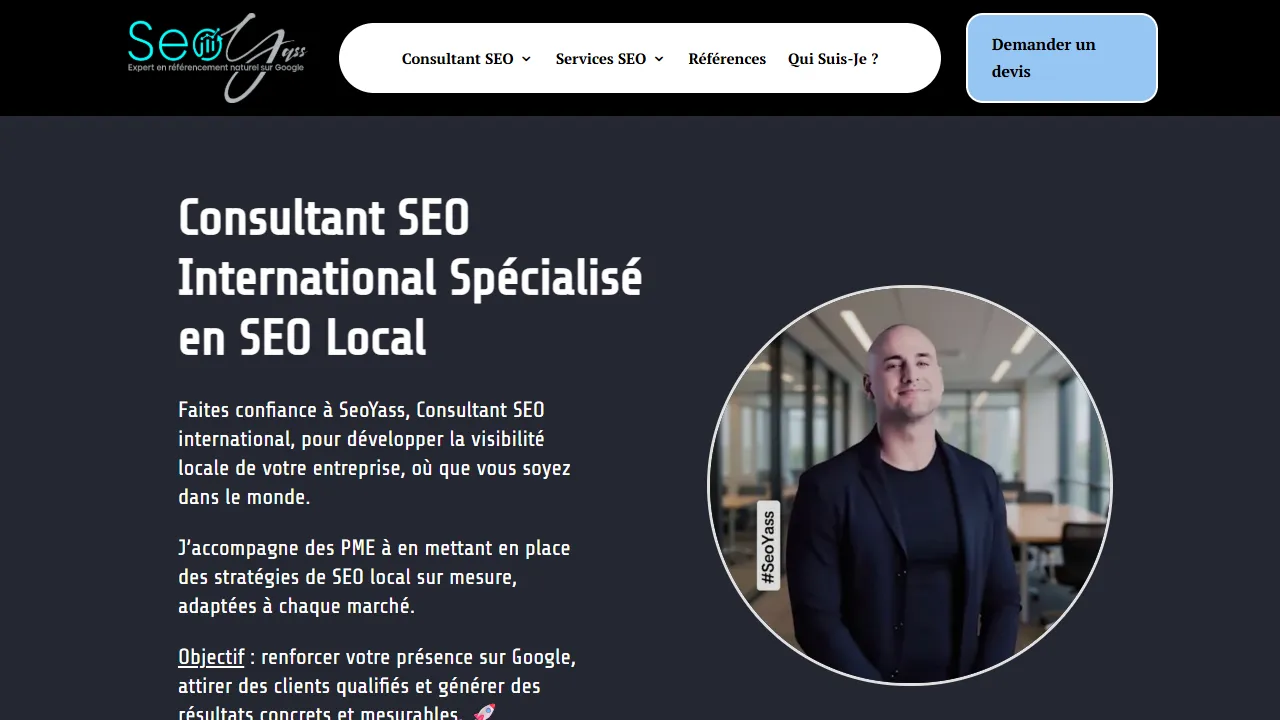 SeoYass website screenshot