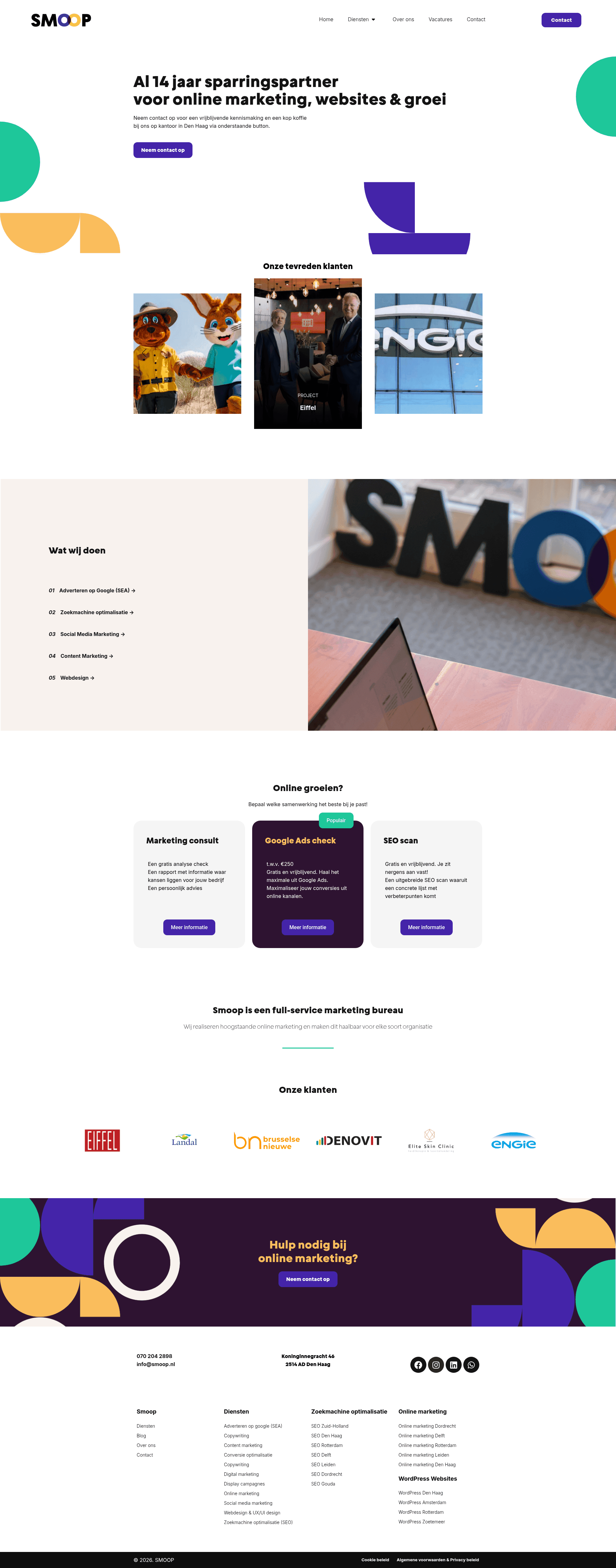 Smoop website screenshot