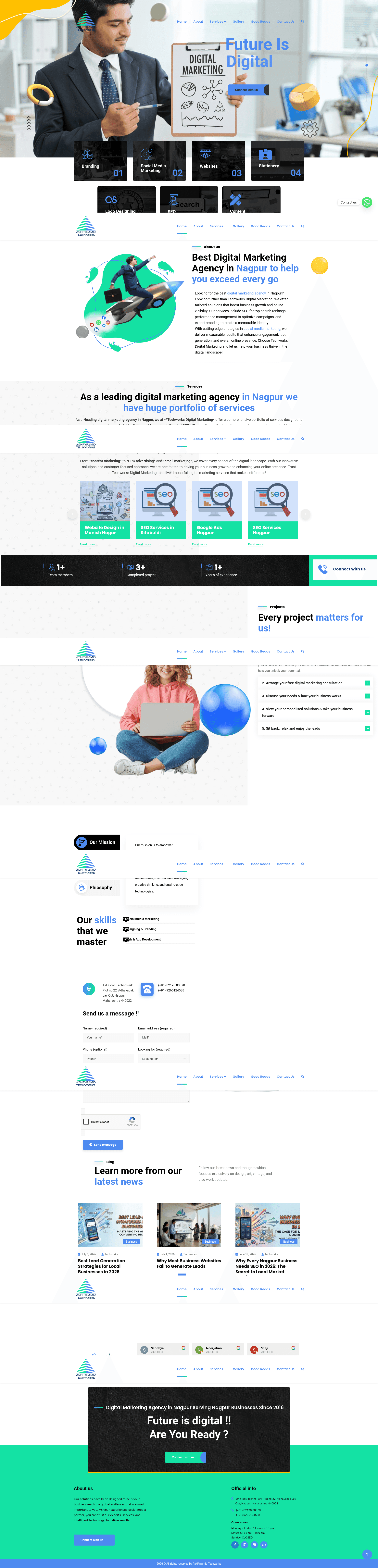 Techworks website screenshot