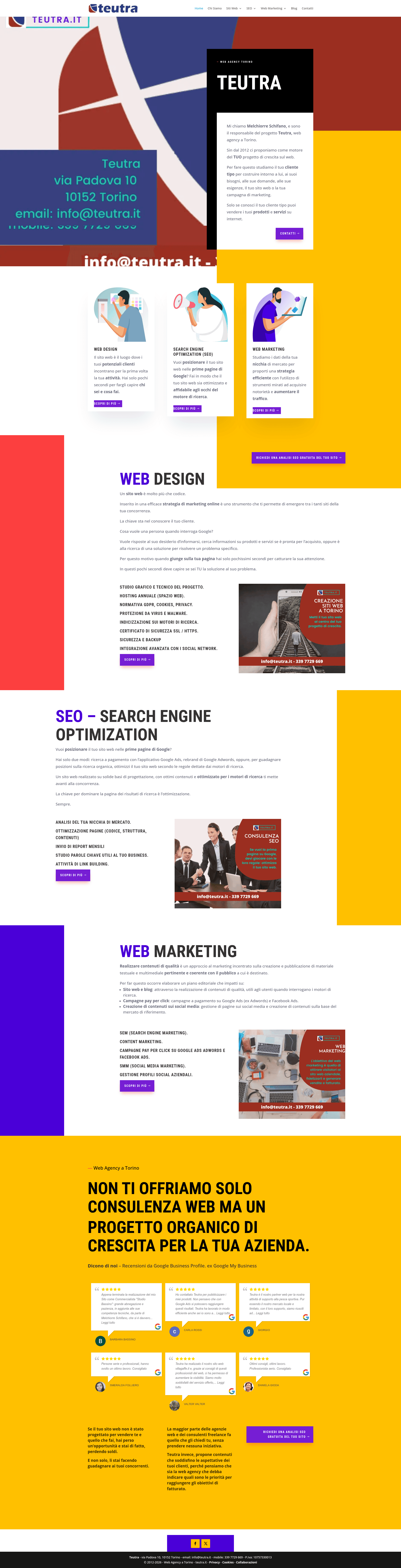 Teutra website screenshot