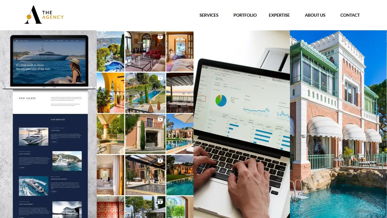 The Agency website screenshot