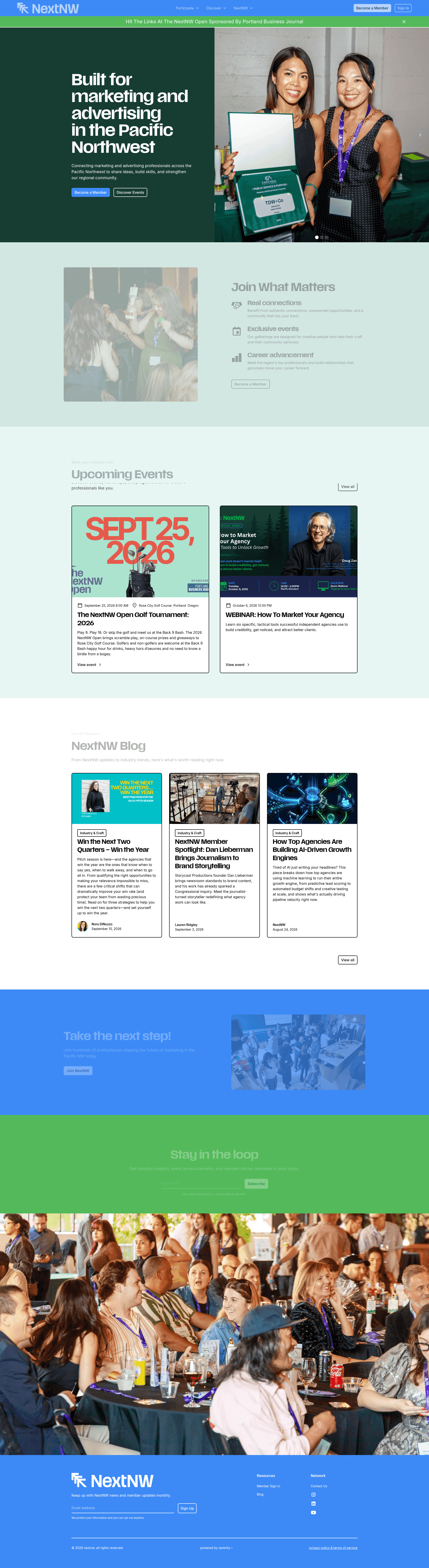ThinkNW website screenshot
