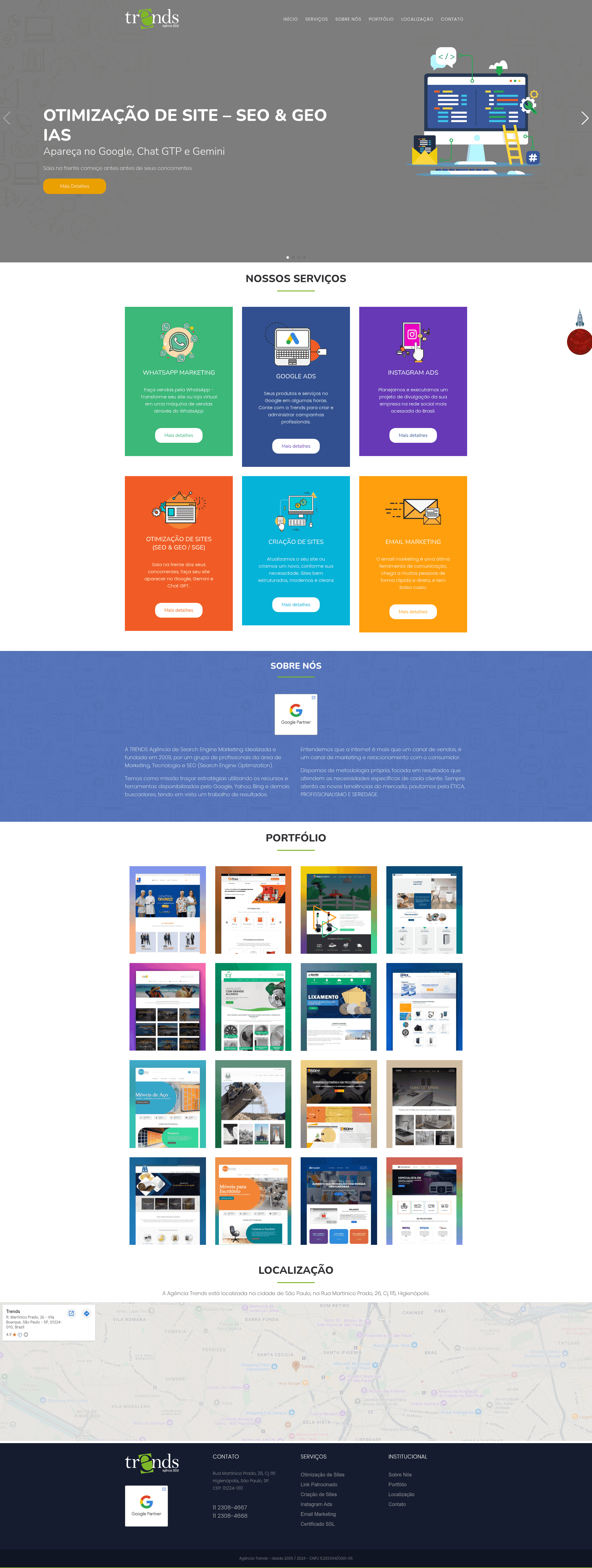 Trends website screenshot