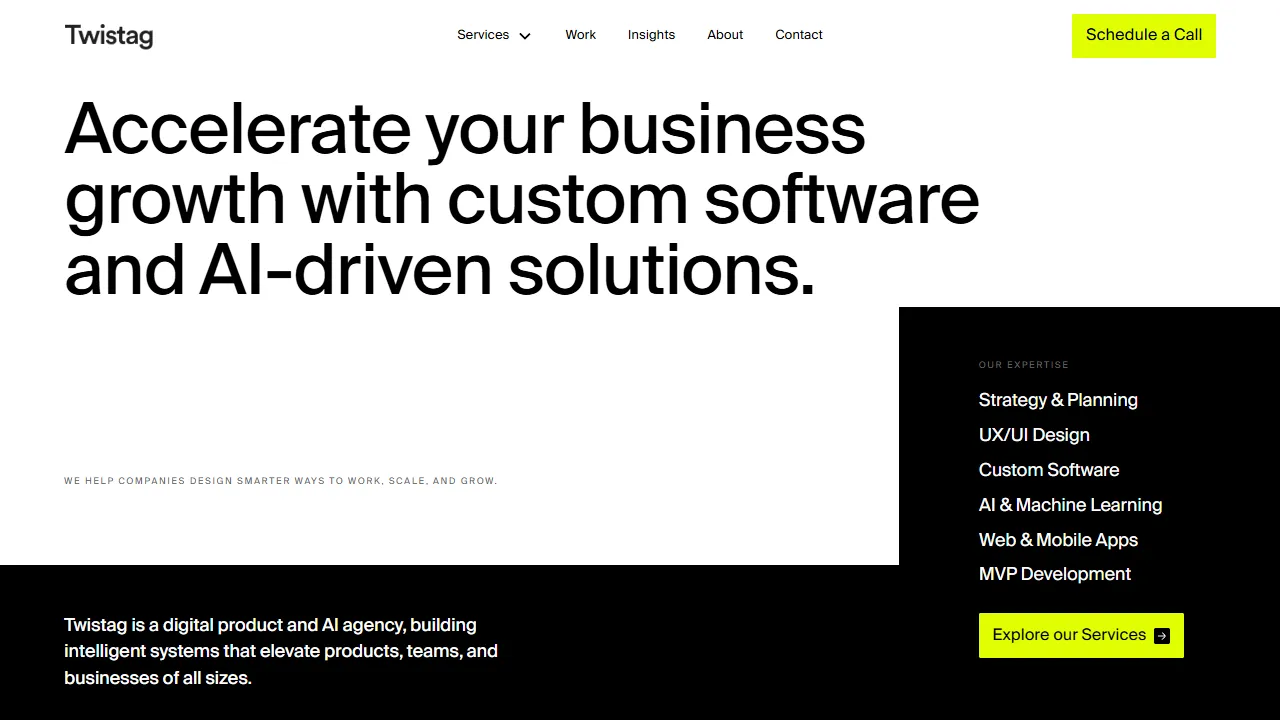 Screenshot of Twistag