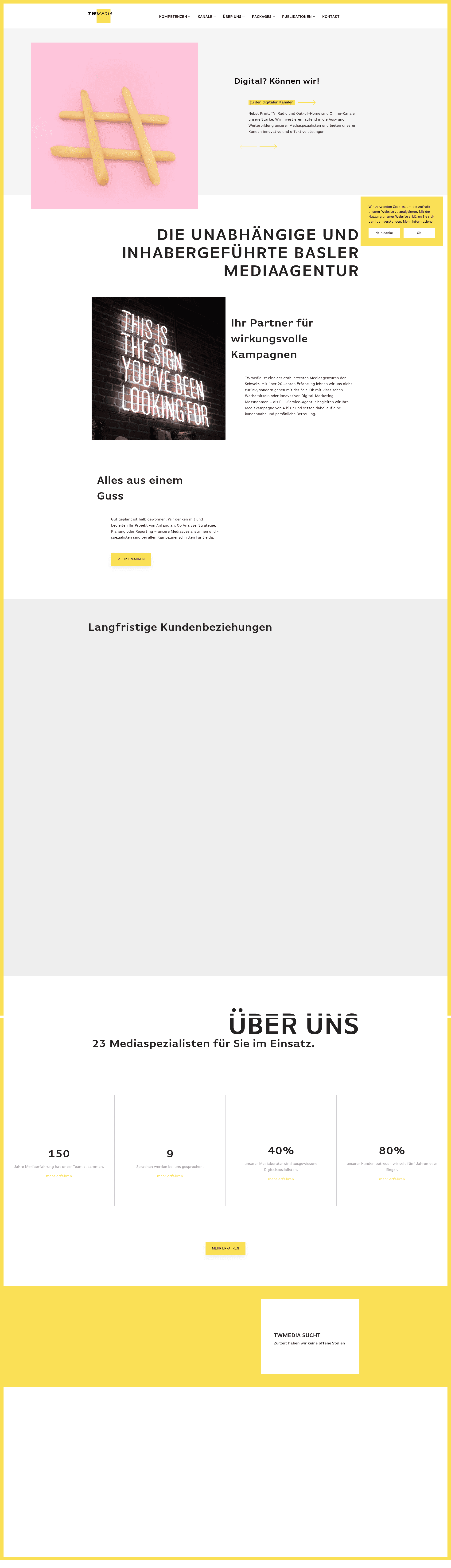 TWmedia website screenshot