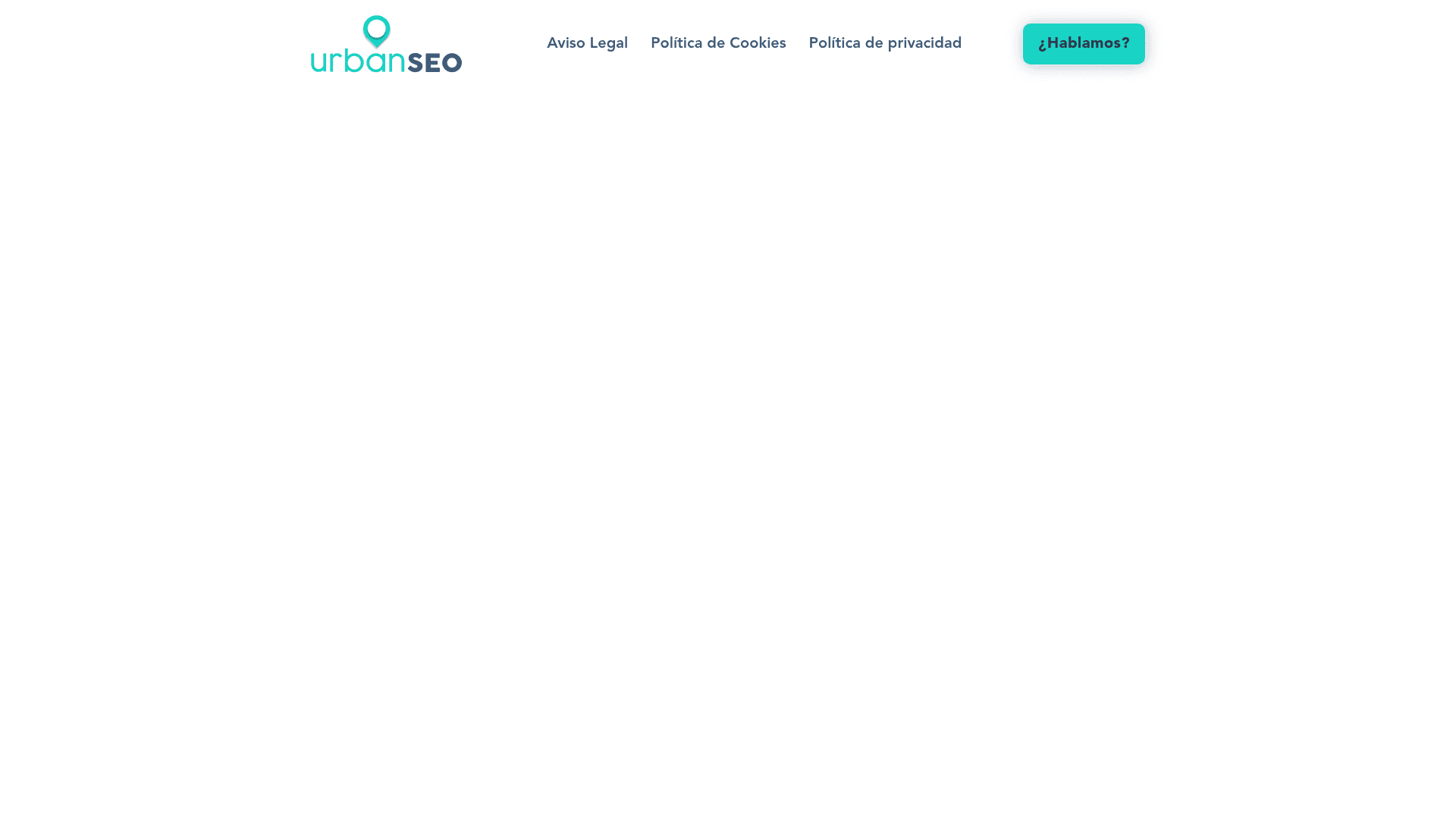 Urban SEO website screenshot