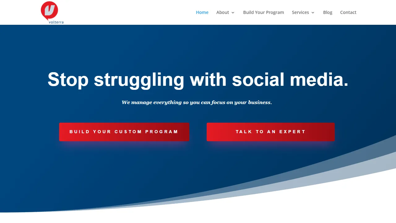 Volterra website screenshot