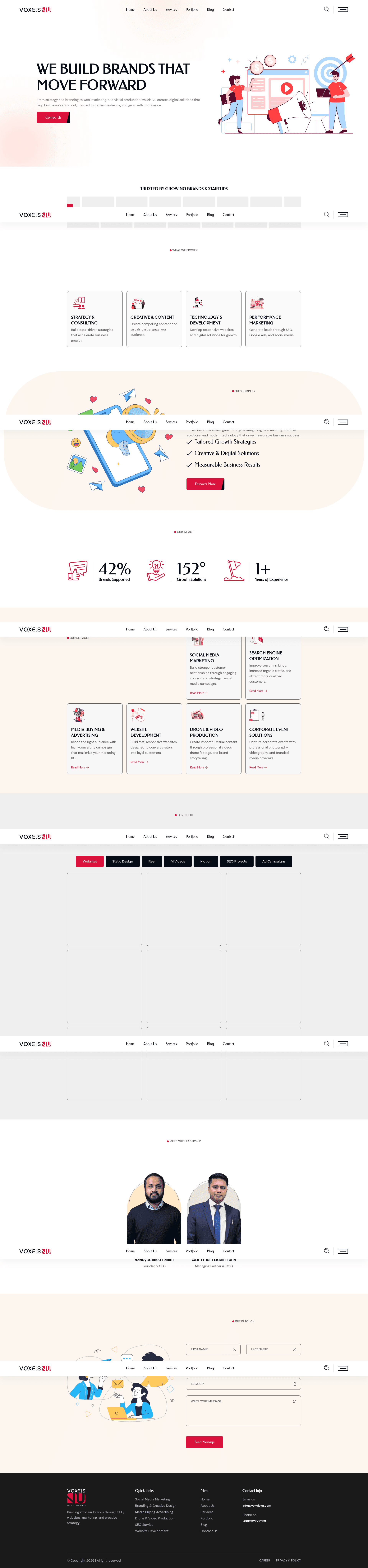 Voxels VU website screenshot