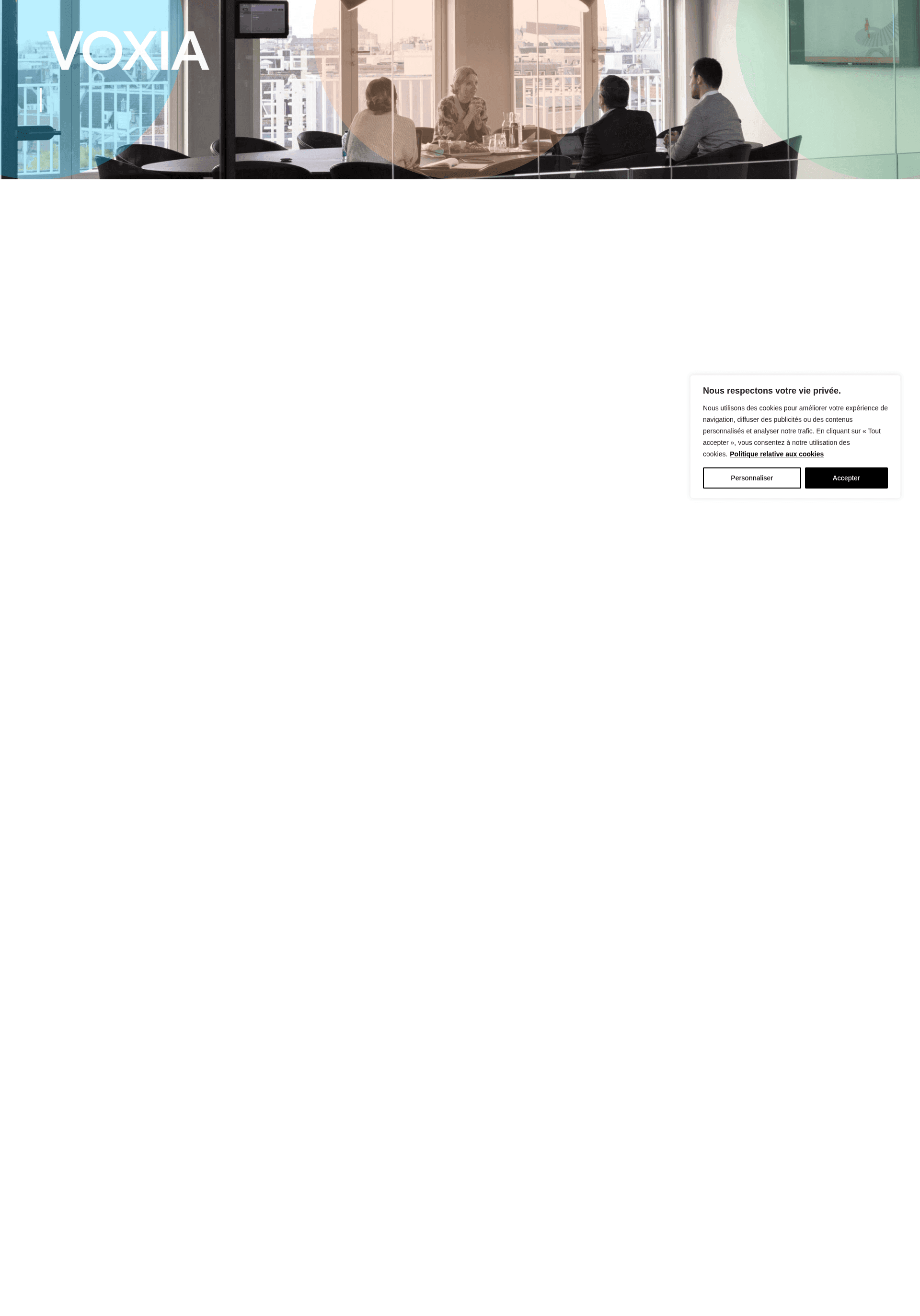 Voxia website screenshot