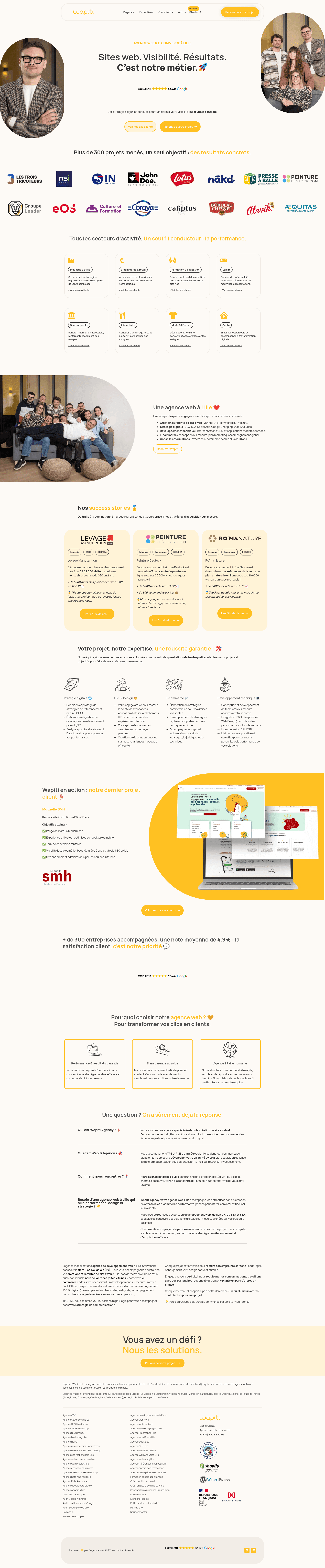 Wapiti website screenshot