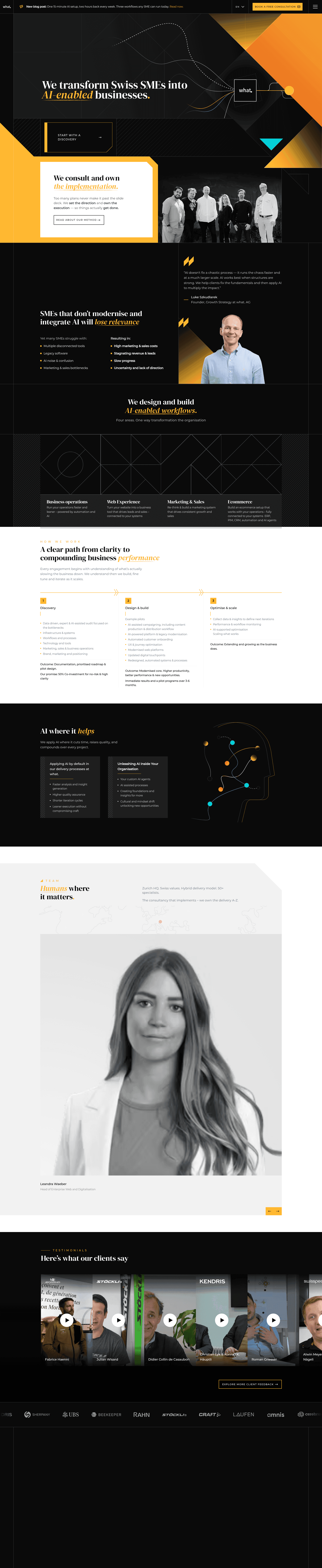 what. website screenshot