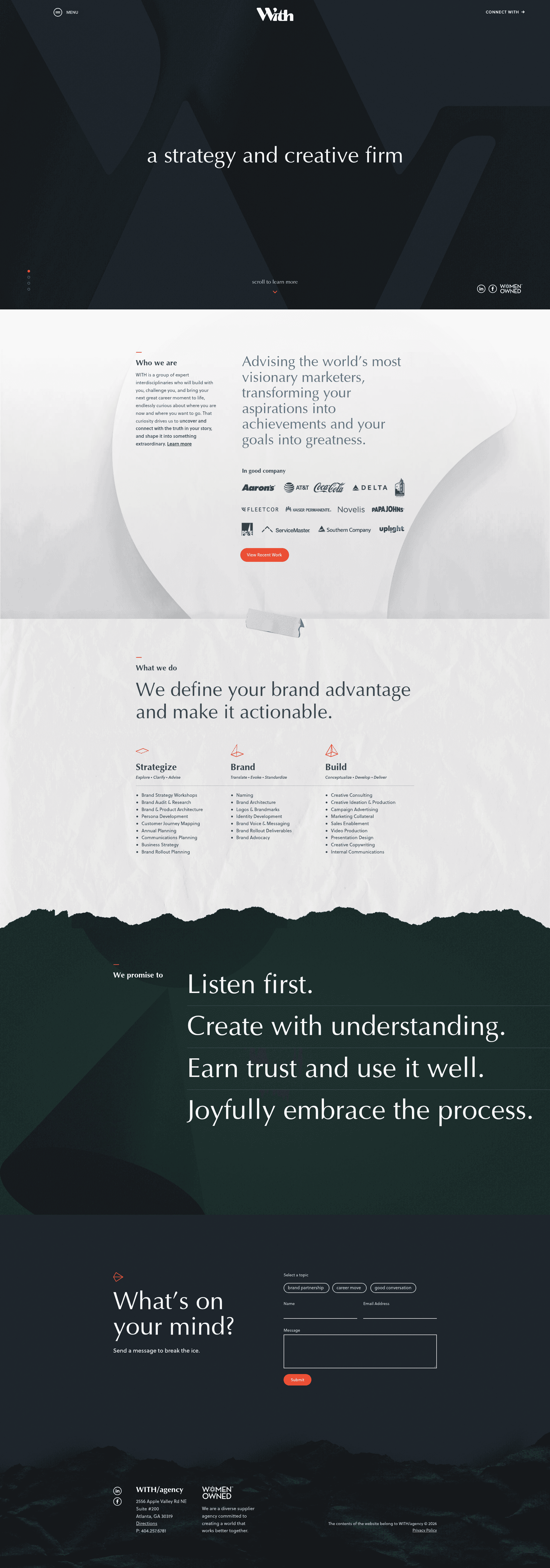 With website screenshot