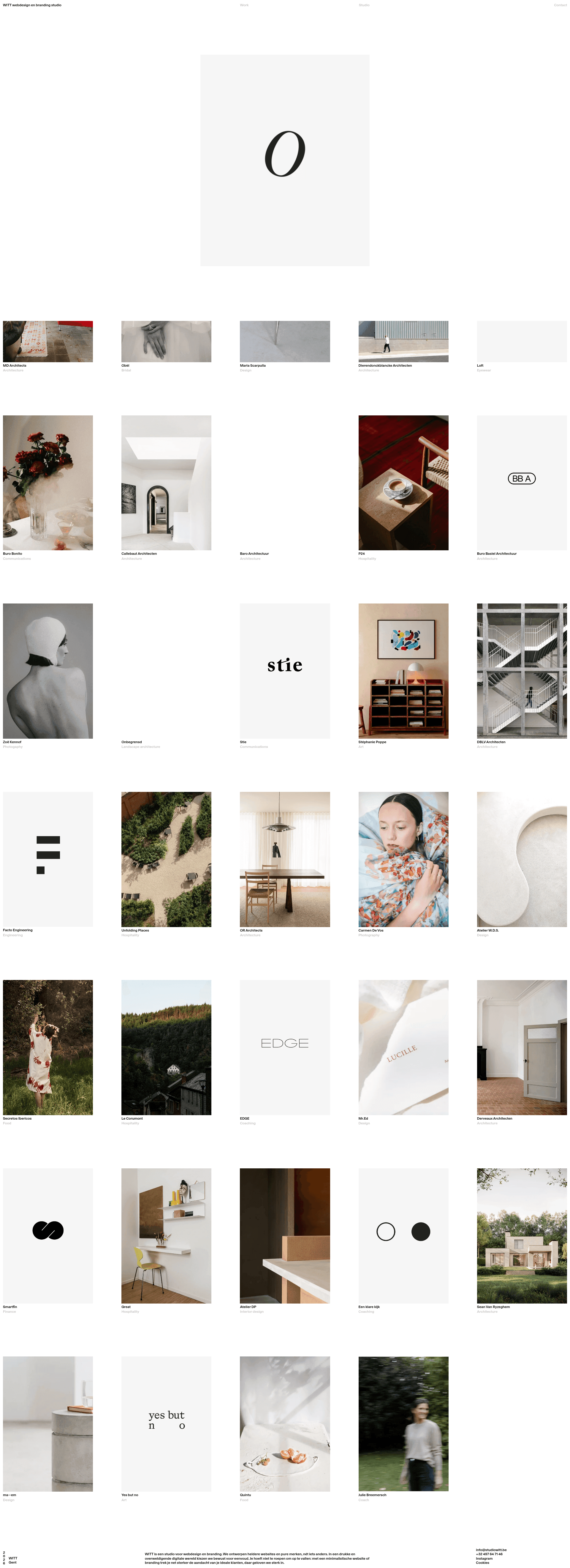 Witt website screenshot