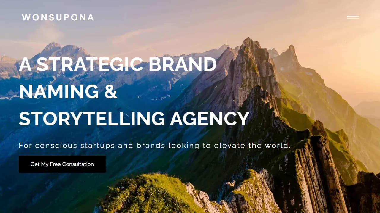 Wonsupona website screenshot