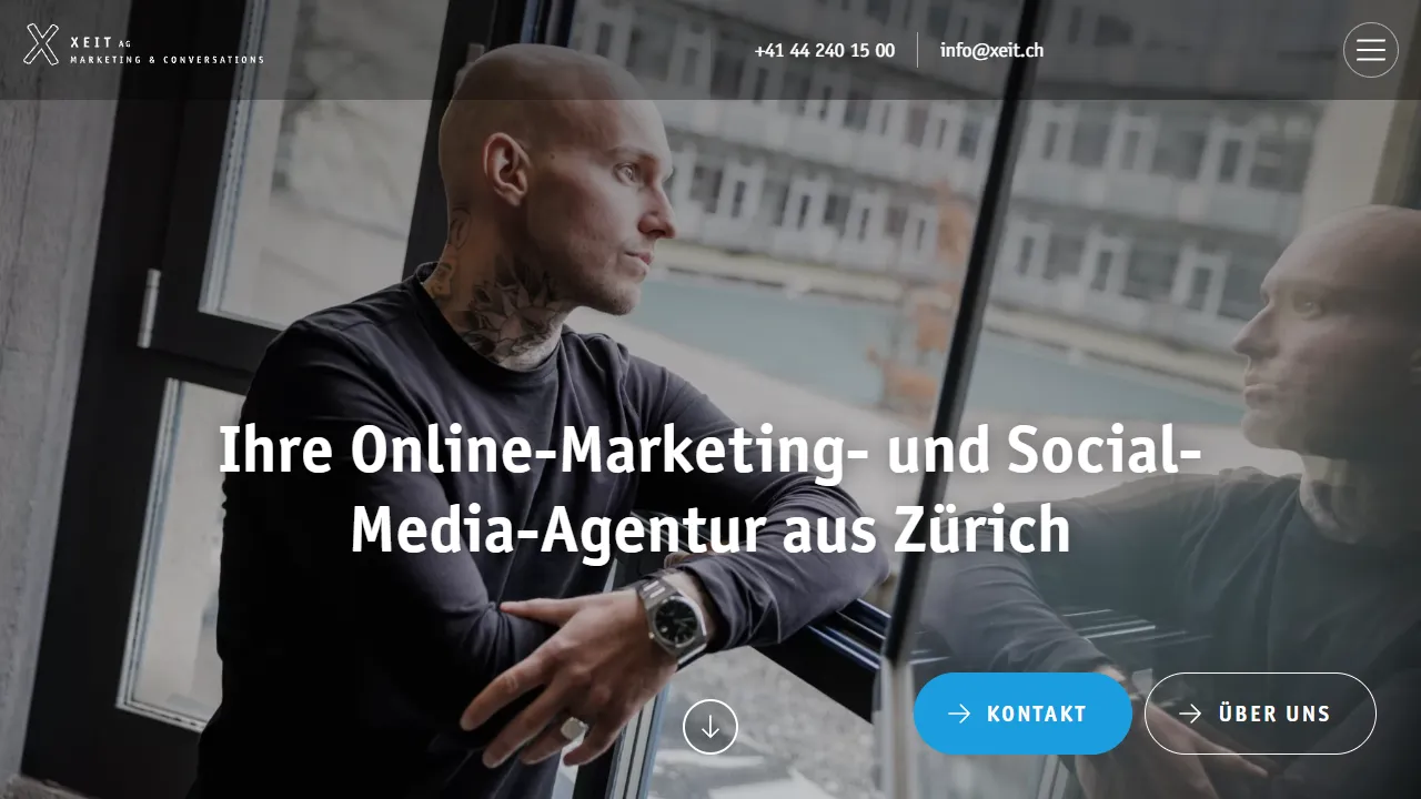 xeit website screenshot