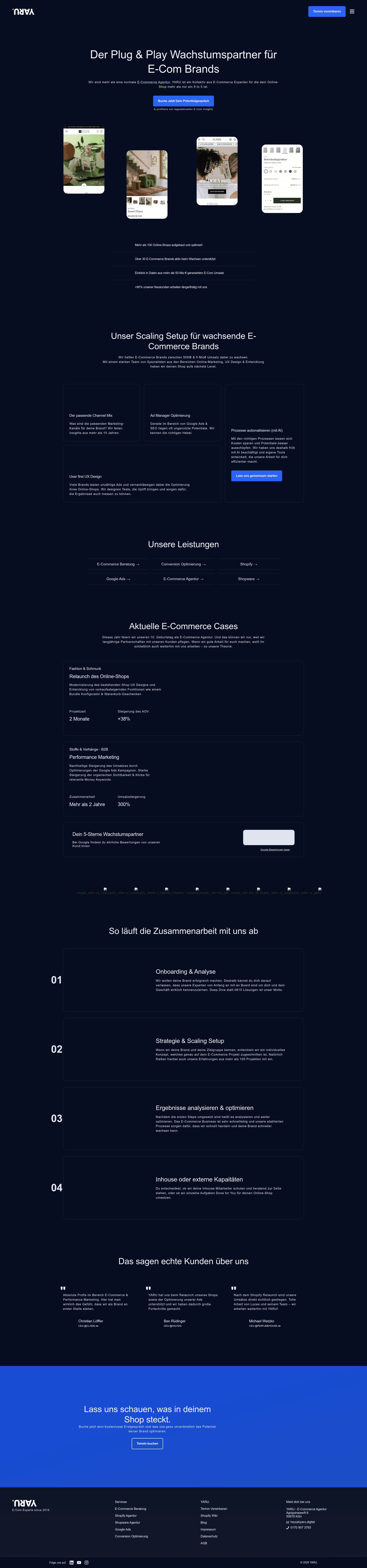 Yaru website screenshot