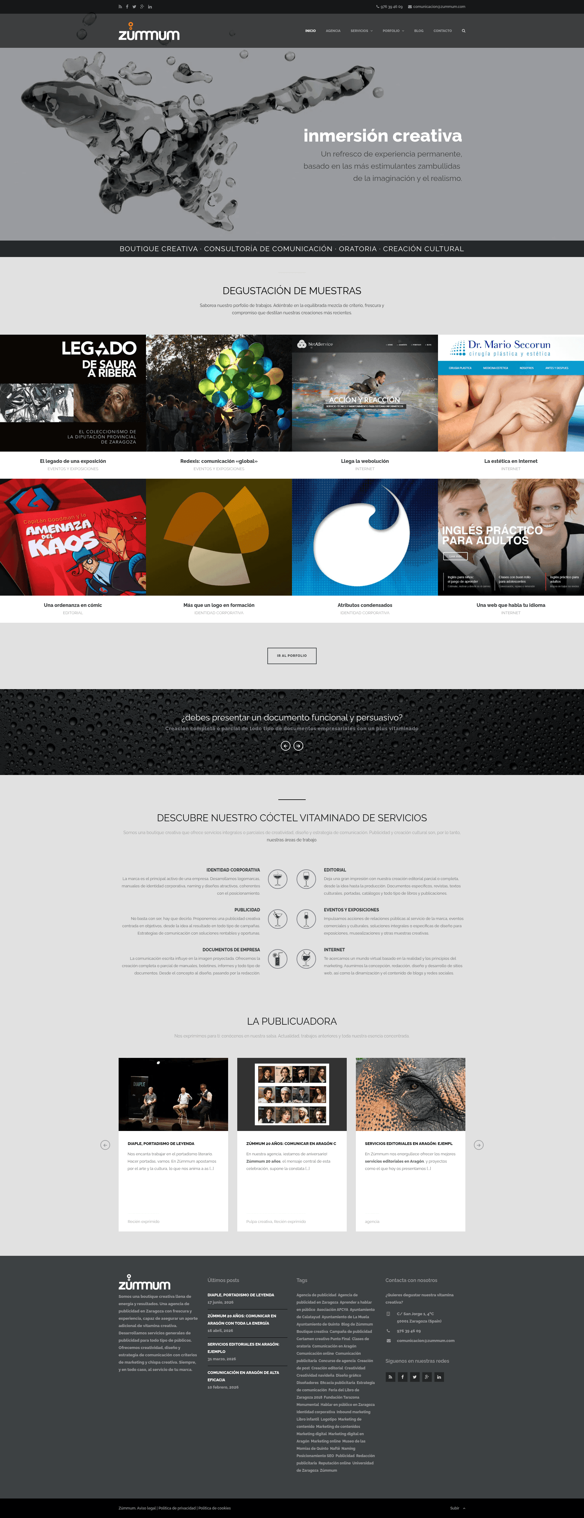 Zúmmum website screenshot