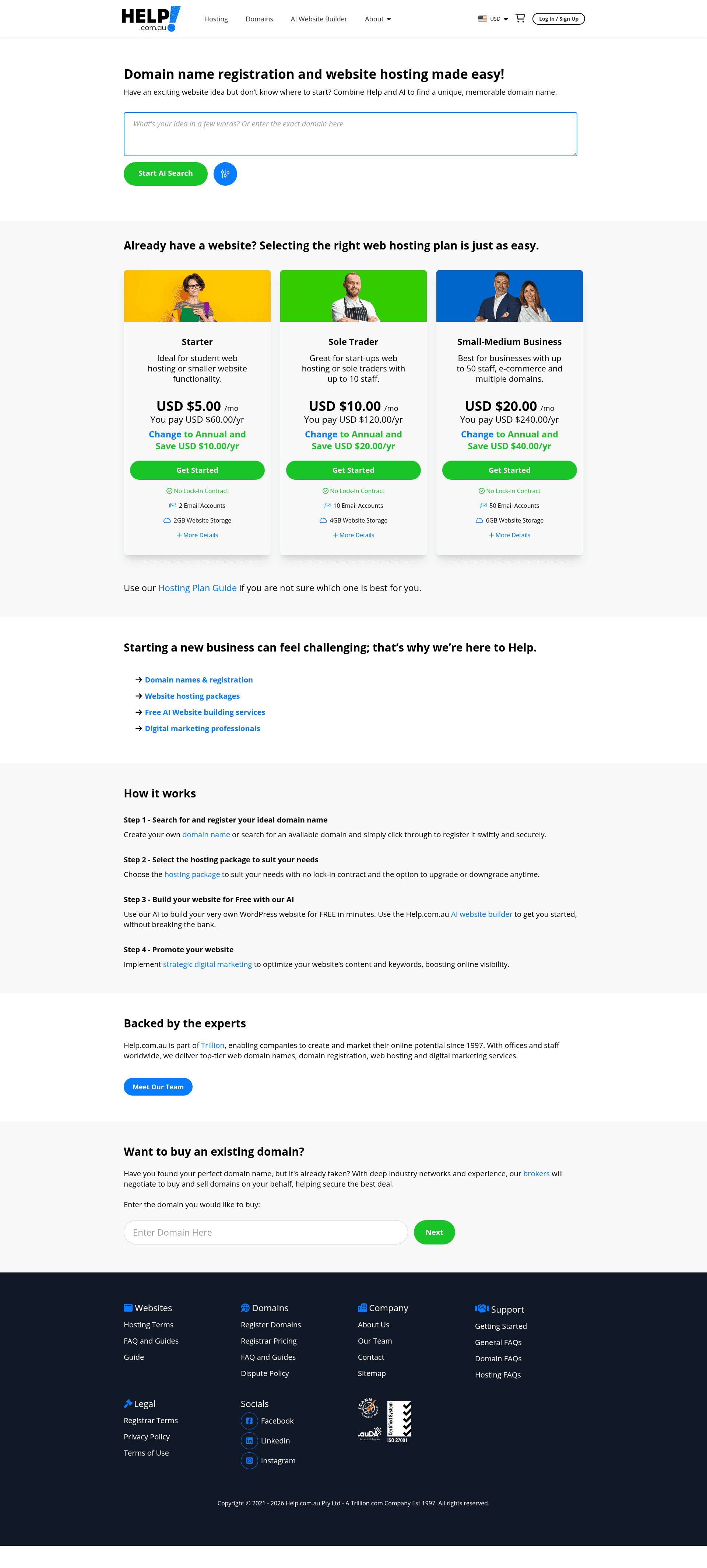 Zeta SEO website screenshot