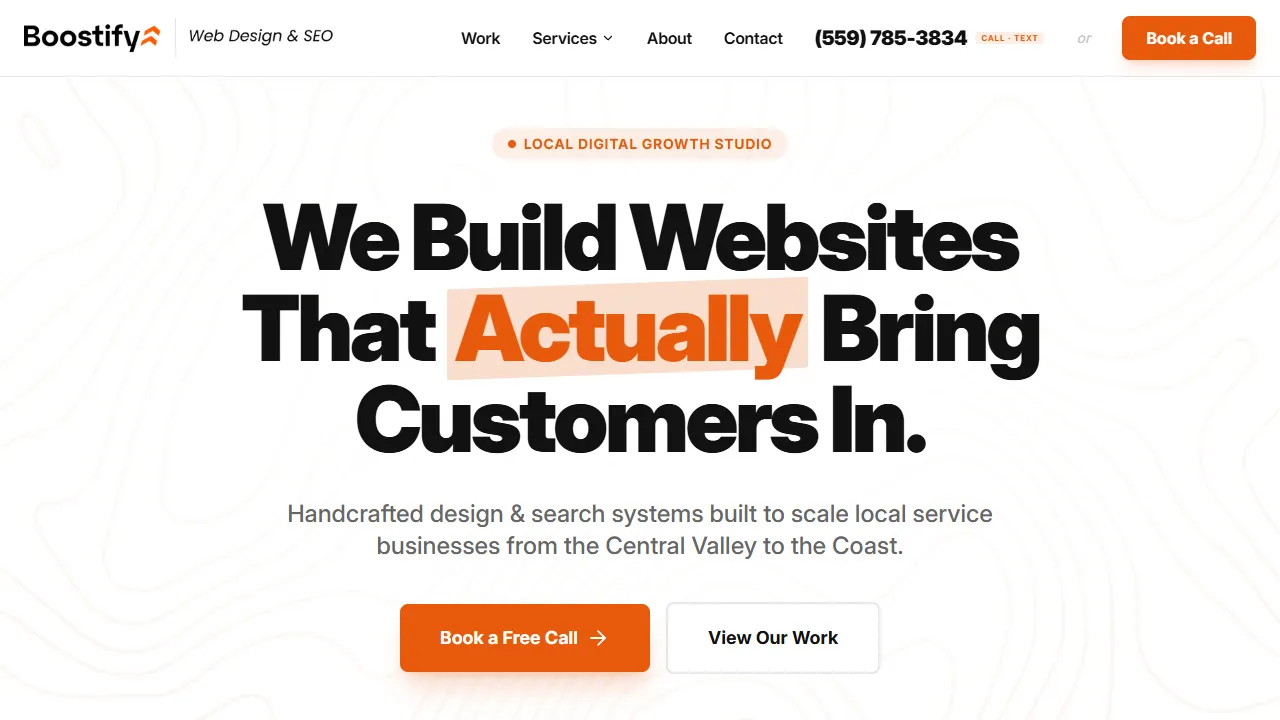 Screenshot of Boostify USA Web Design & SEO