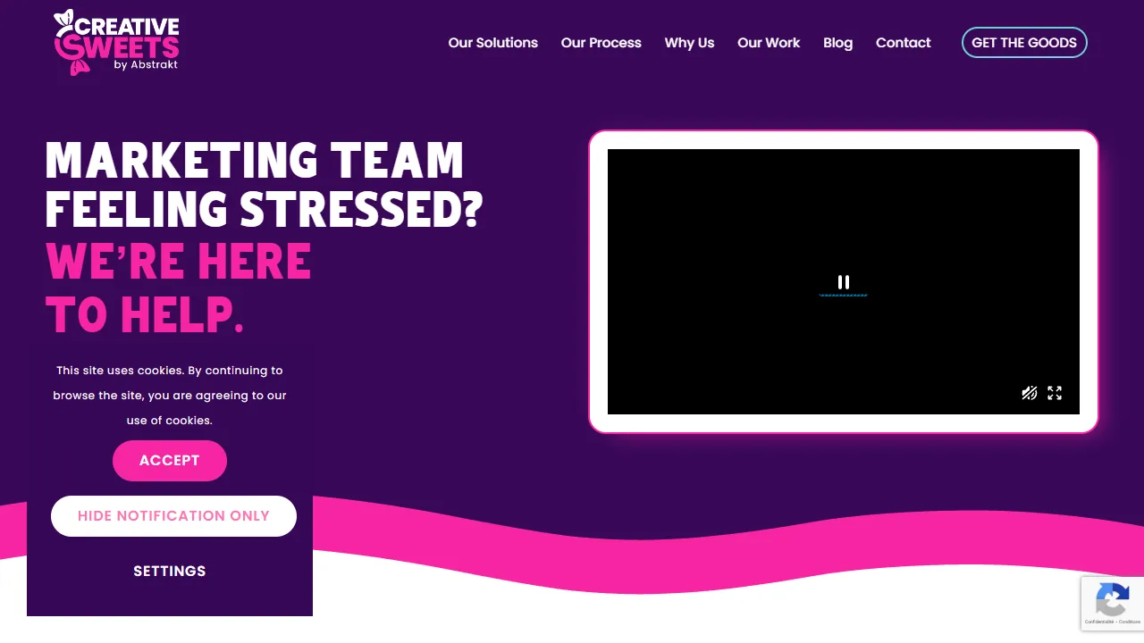 Screenshot of Creative Sweets