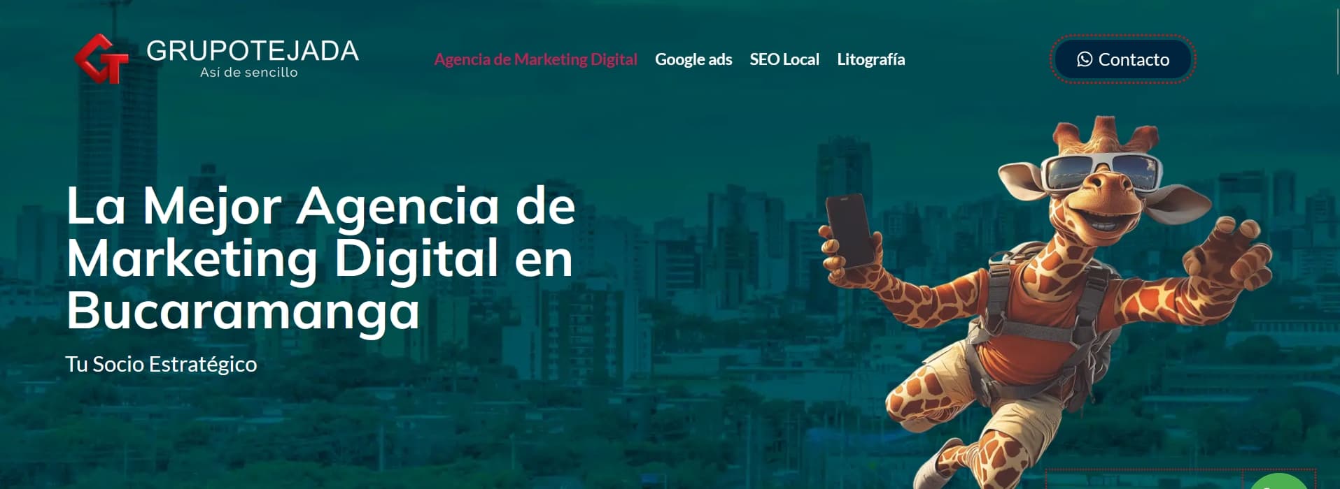 Grupo Tejada website screenshot