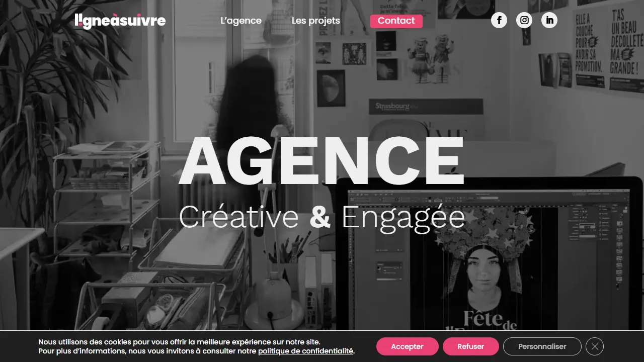 Screenshot of Ligne à Suivre