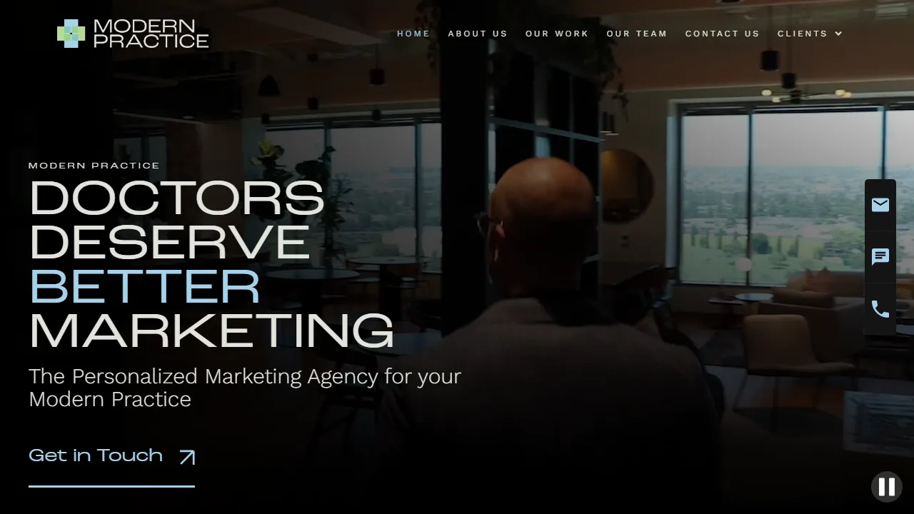 Screenshot of Modern Practice | Award-Winning Digital Marketing Agency for Doctors