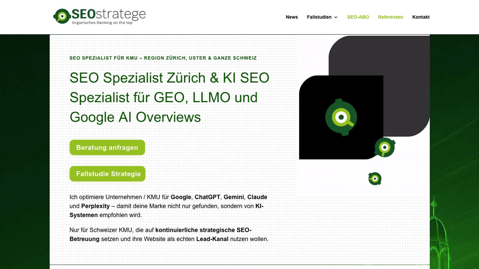 SEOstratege website screenshot