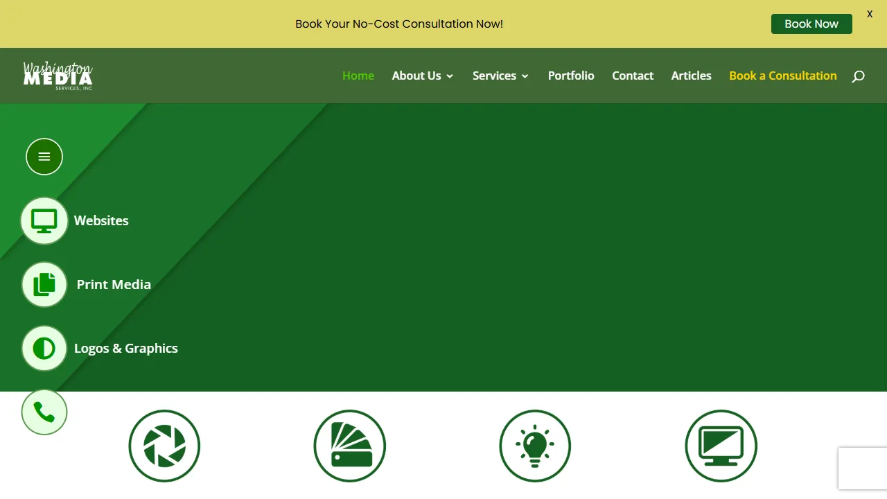 Screenshot of Washington Media Services, Inc